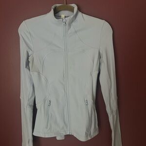 Lululemon Light Gray Lavender Zip Athletic Jacket